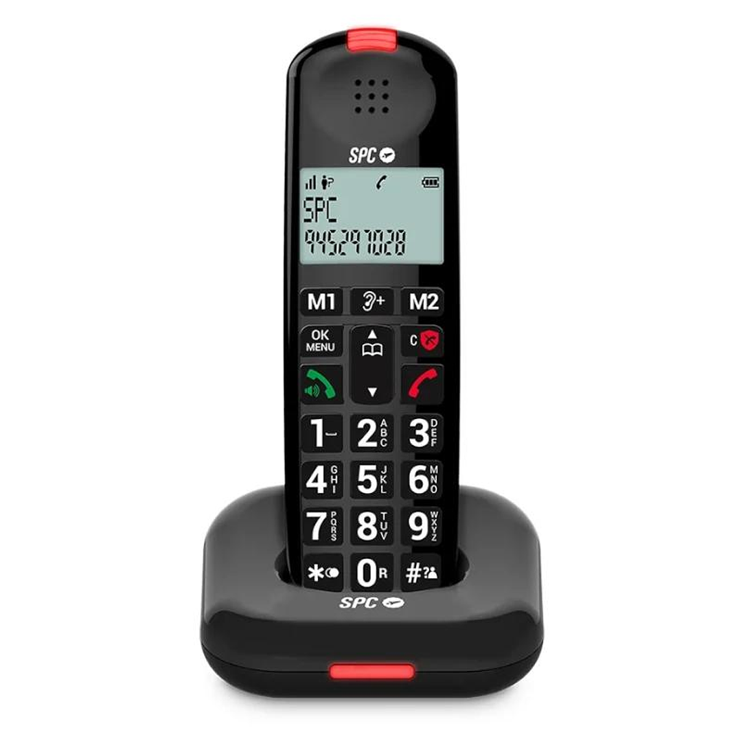 SPC 7612N Telefono Inalámbrico COMFORT KAIRO Negro 2