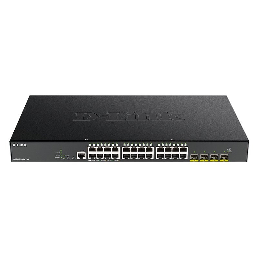 D-Link DGS-1250-28XMP/E Switch 24xGb PoE 4x10Gb 1