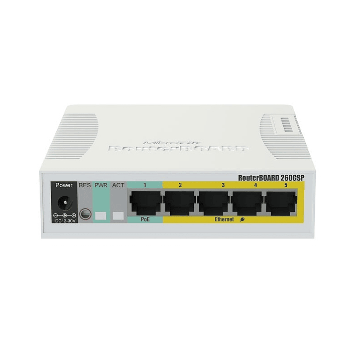 MikroTik CSS106-1G-4P-1S RB260GSP Switch 5xGB 1xSF 1