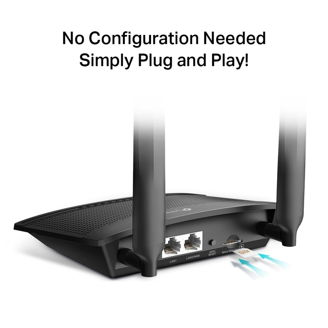 TP-LINK TL-MR100 Router 4G LTE WiFi N300 3