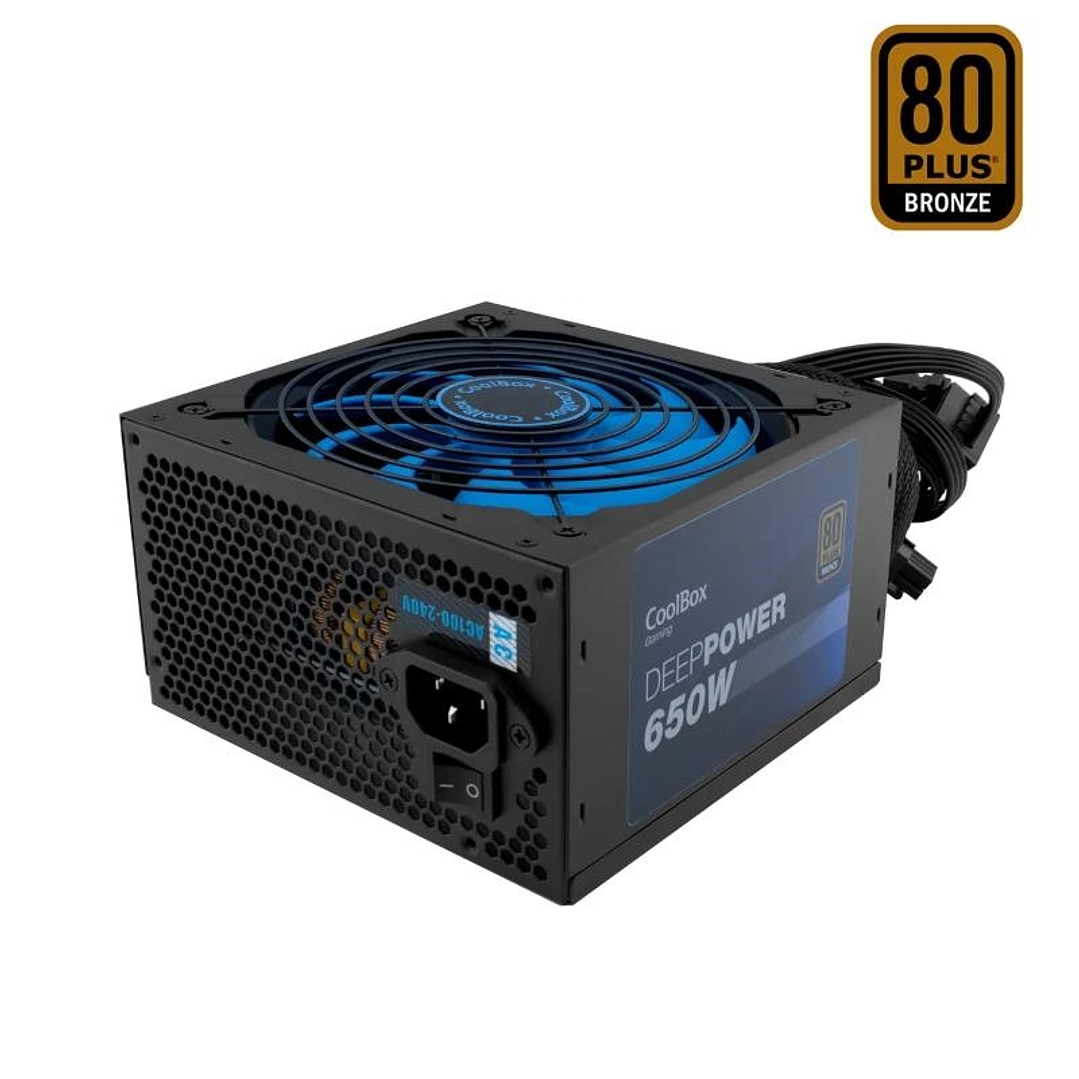 Coolbox Gaming Fuente Al. DeppPower 650w 80+bronze 1