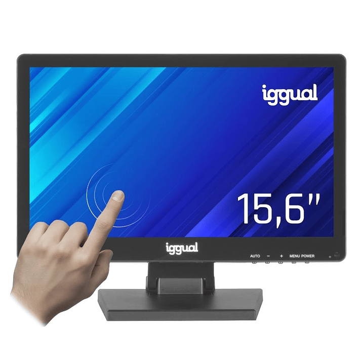 iggual Monitor táctil capacitivo 15,6