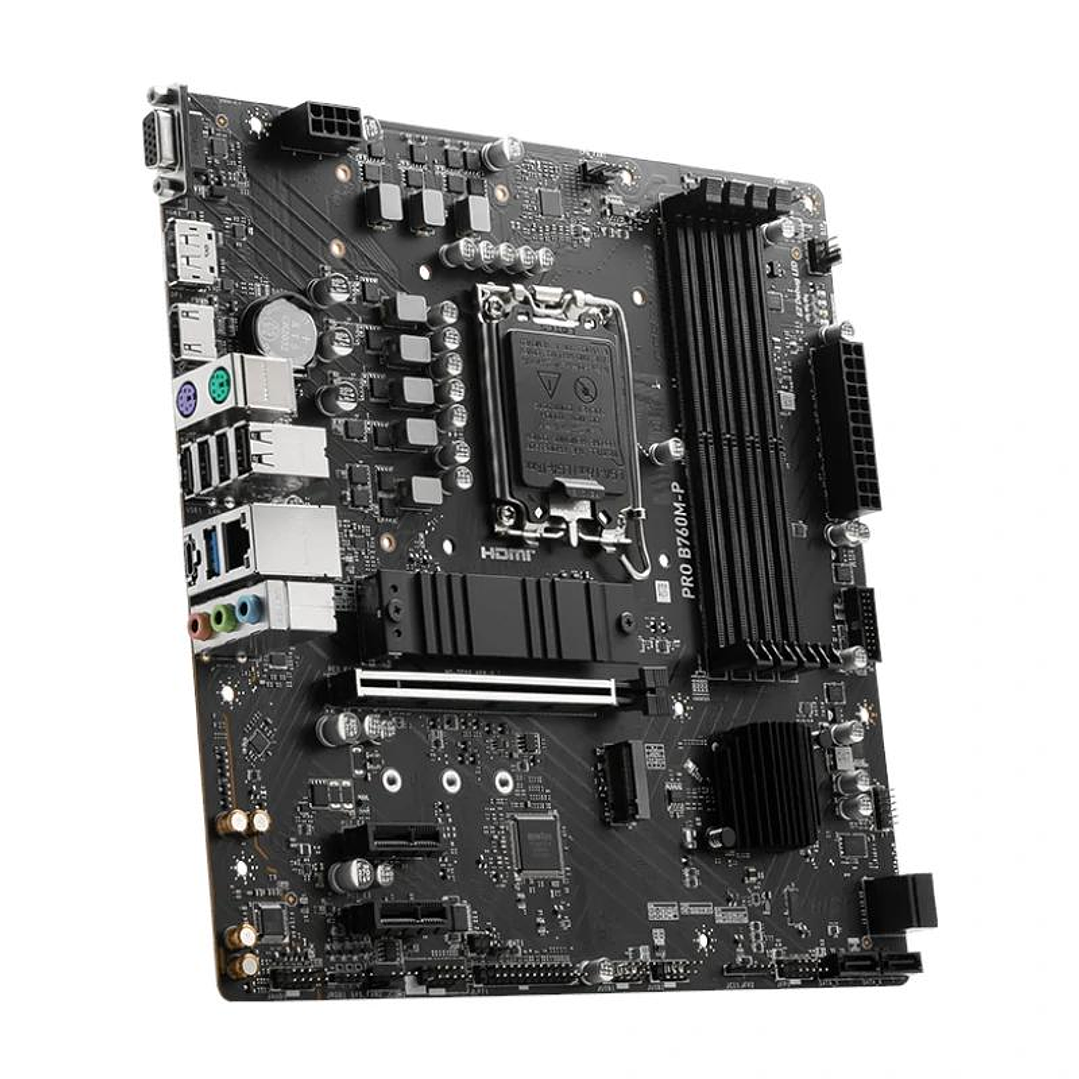 MSI Placa Base PRO B760M-P DDR5 mATX LGA1700 3