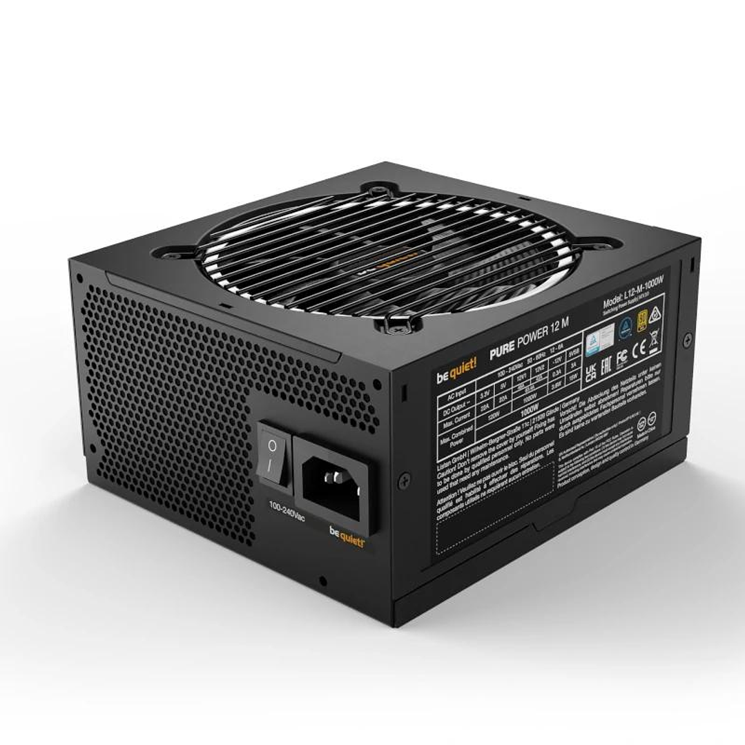 be quiet! Fuente Pure Power 12 M 1000W Gold 3