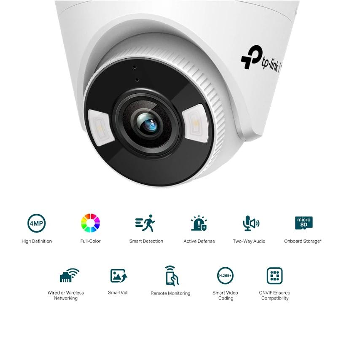 VIGI Cámara IP Turret C440-W 4MP Plástico FColor W 2