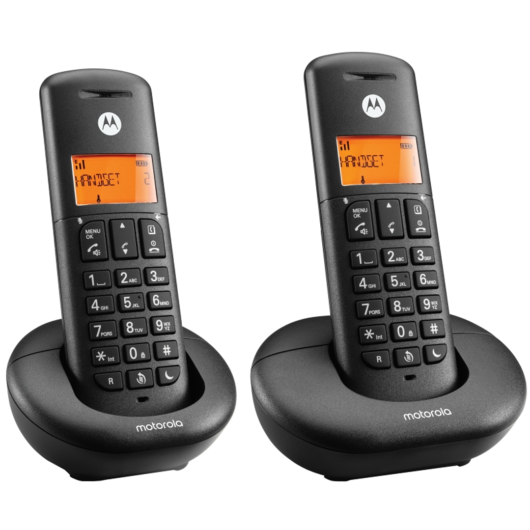 MOTOROLA E202 Telefono DECT Call Blocking Duo 2