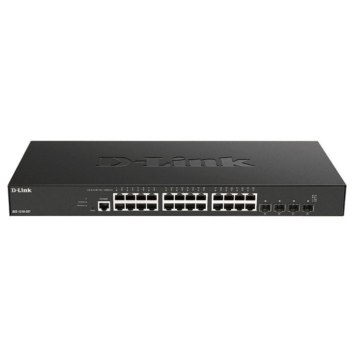 D-Link DXS-1210-28T Switch 24x10G 4x10G/25G SFP28 1