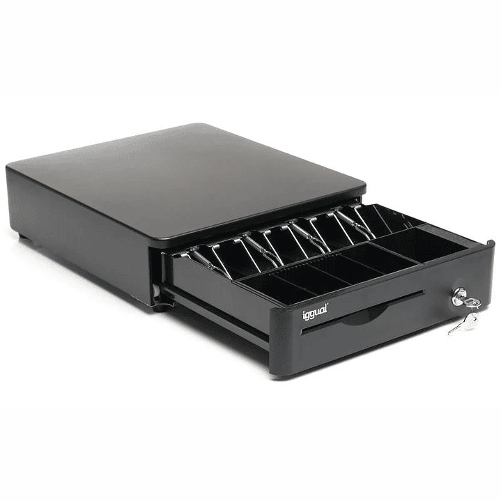 iggual Cajón Portamonedas IRON-10R 38cm 4+5 negro 4