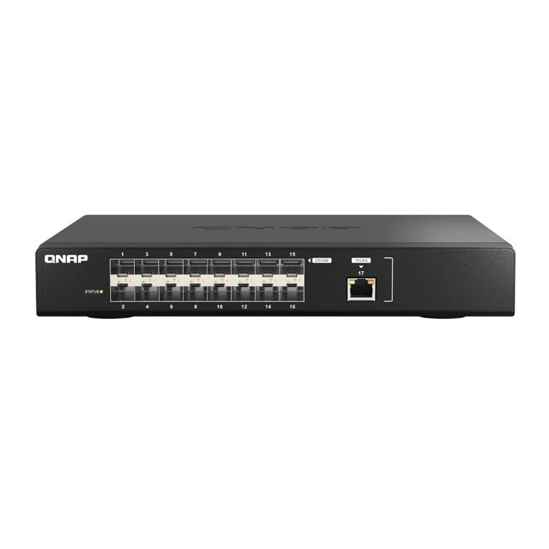 QNAP QSW-M5216-1T Switch 16x25GbE SFP28 1xGbE 1