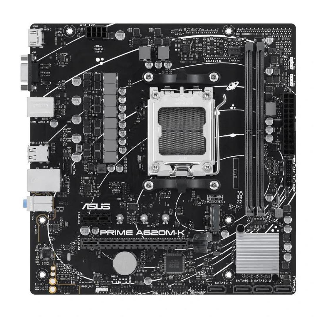 ASUS Placa Base PRIME A620M-K mATX AM5 2