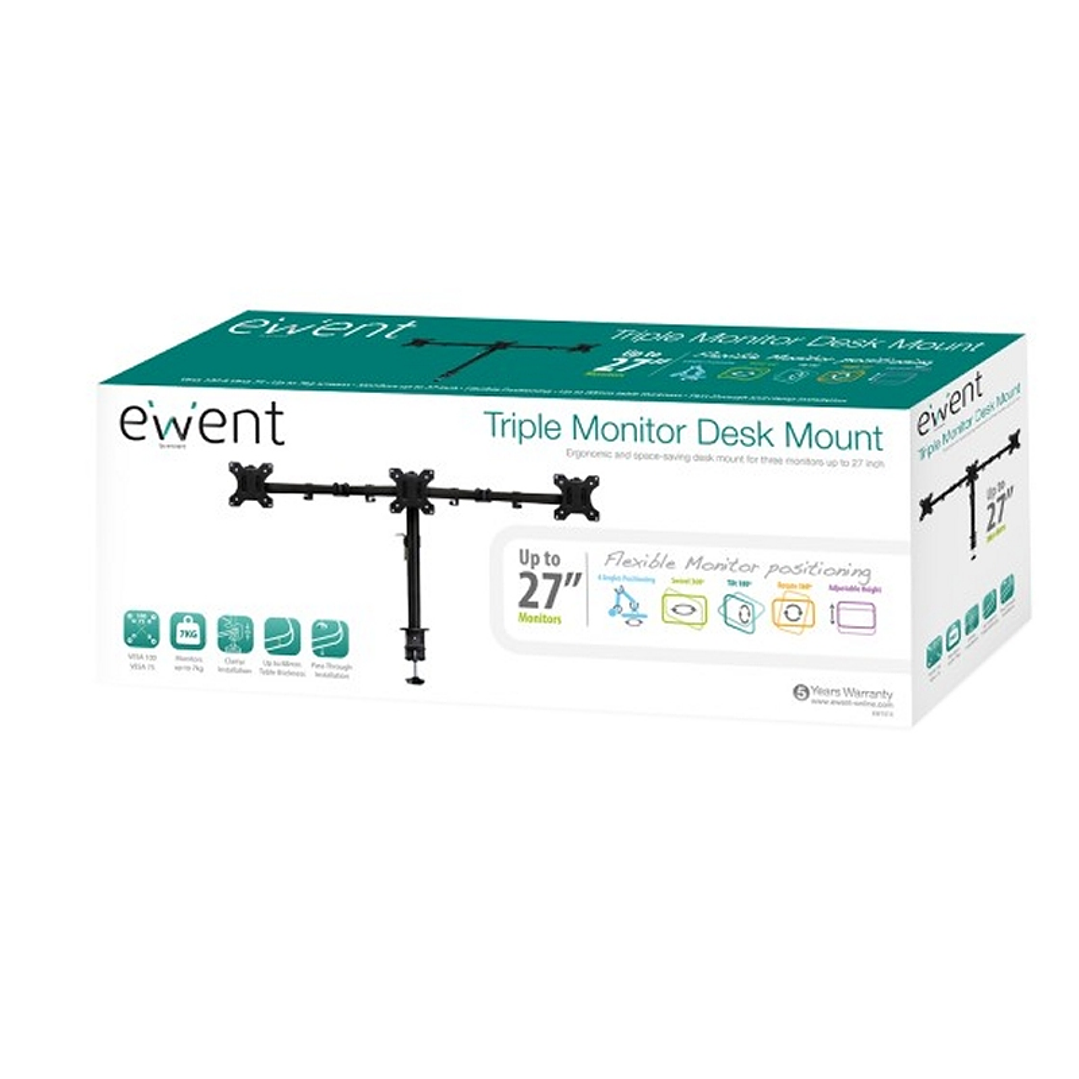 EWENT  EW1513 Sopore Tv Mesa  3 Monit. Hasta 27