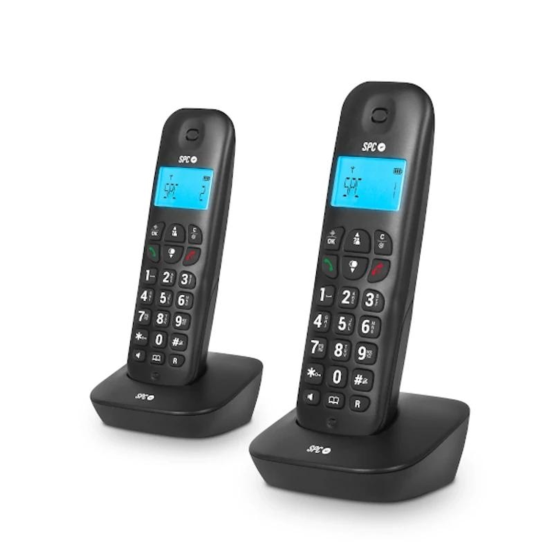 SPC 7302N Telefono DECT AIR PRO DUO Negro 1