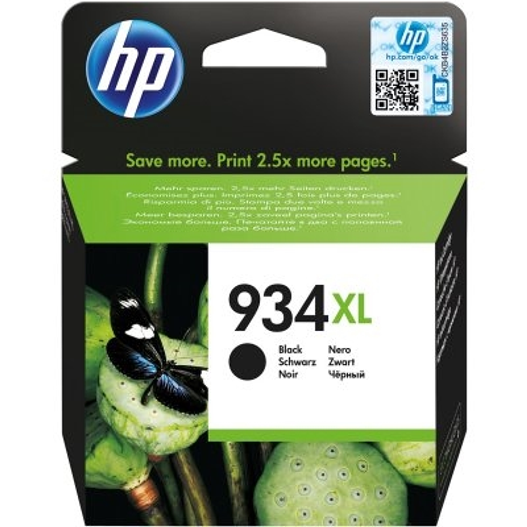 HP Cartucho 934XL Negro 1