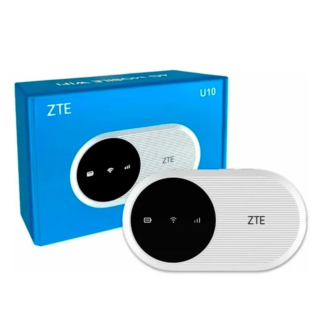 ZTE U10 Router Móvil LTE 4G WiFi6 SIM Blanco 2