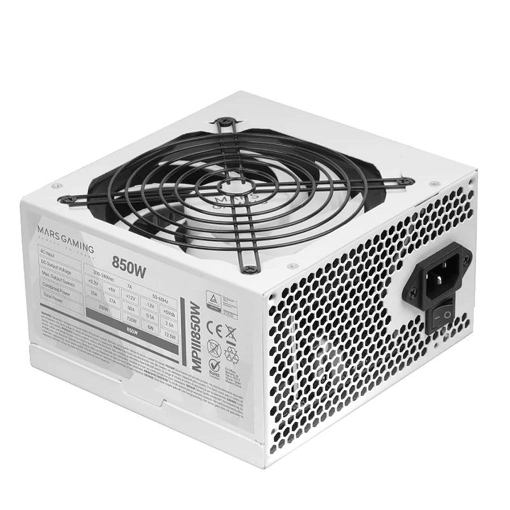 Mars Gaming Fuente Al. MPIII650W Ultra Silent 1