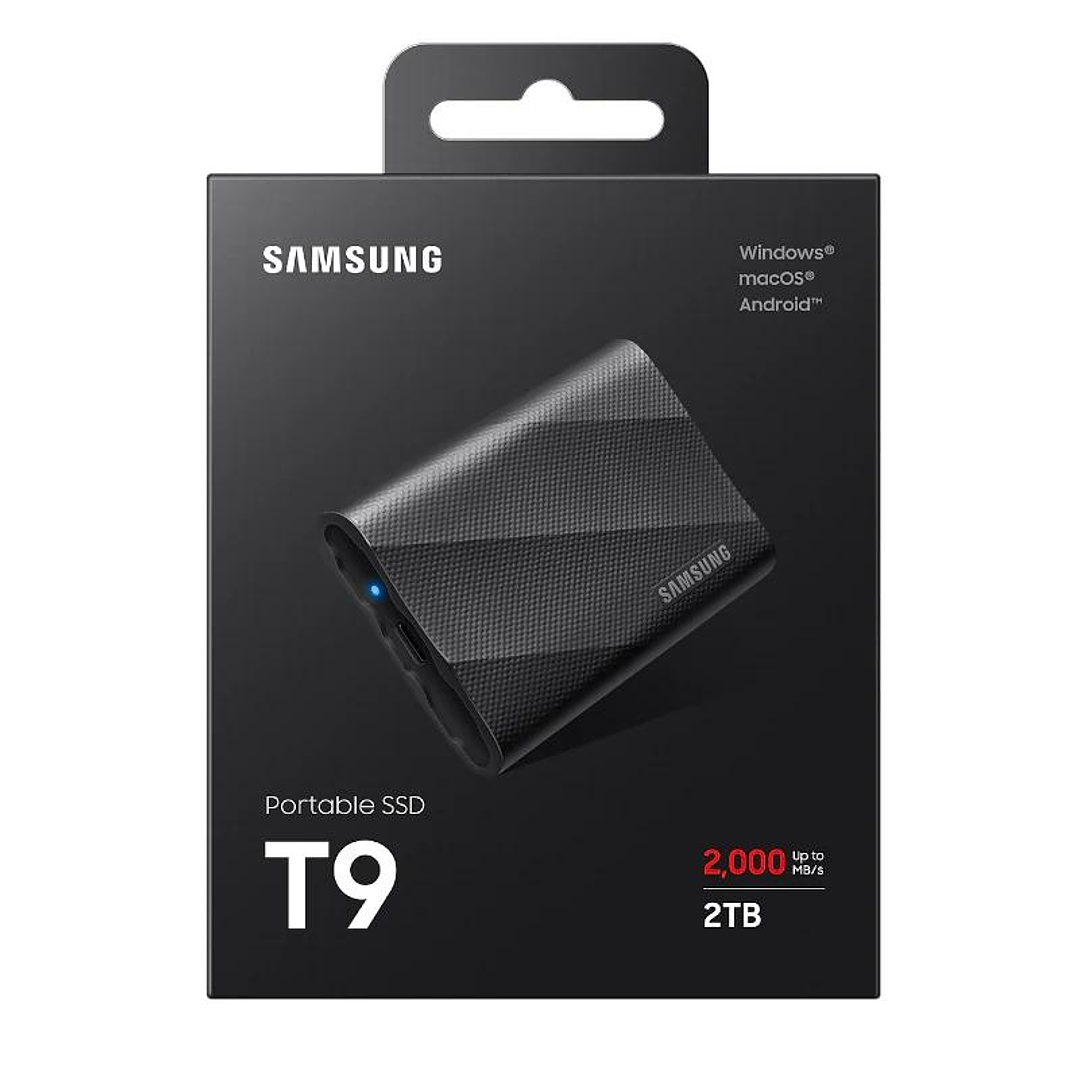 Samsung T9 SSD Externo 2TB USB 3.2 Gen 2x2 Black 2