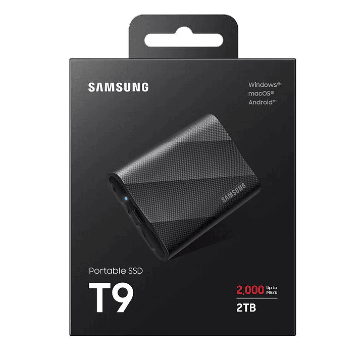 Samsung T9 SSD Externo 2TB USB 3.2 Gen 2x2 Black 2