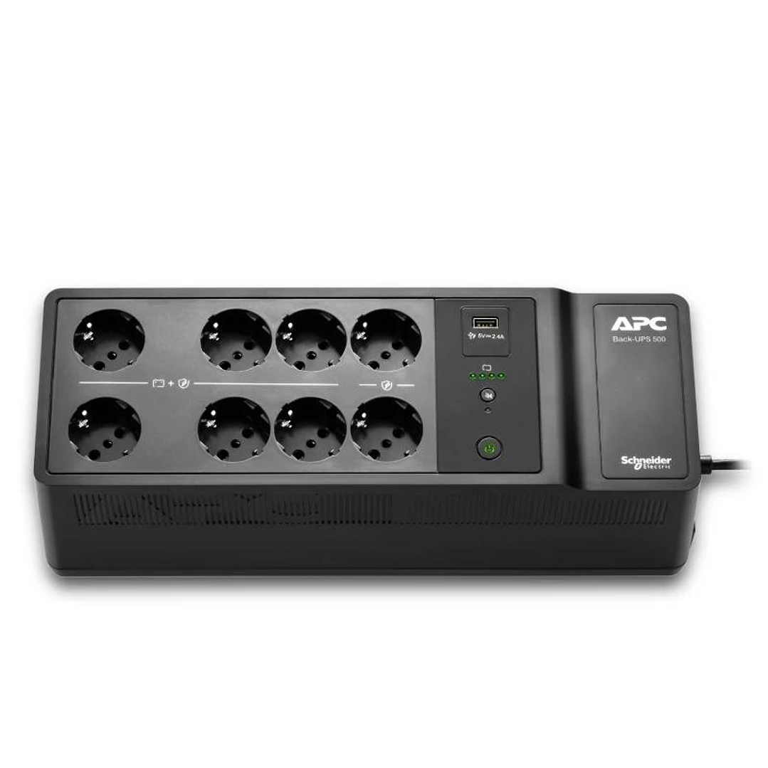 APC Back-UPS  500VA/300W 8 Schuko 1 USB A 3