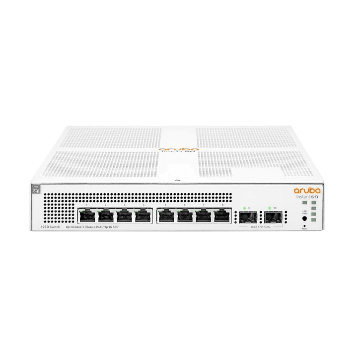 HPE NW IOn 1930 8xGbE PoE 2SFP 124W Switch 1
