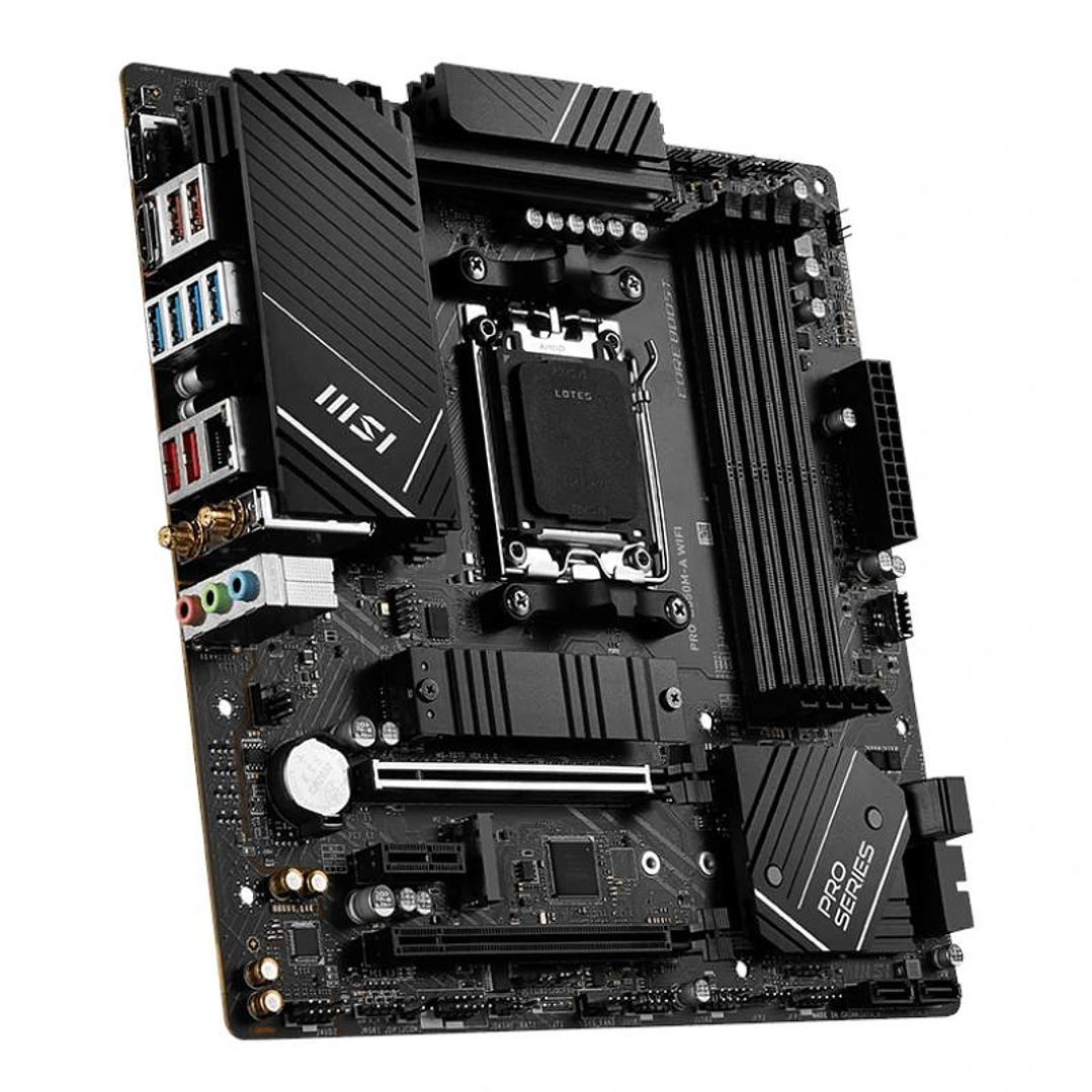 MSI Placa Base PRO B650M-A WIFI mATX AM5 3
