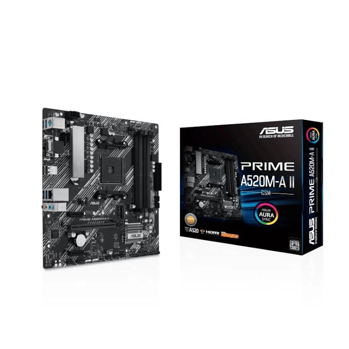 Asus Placa Base PRIME A520M-A II CSM mATX AM4 1