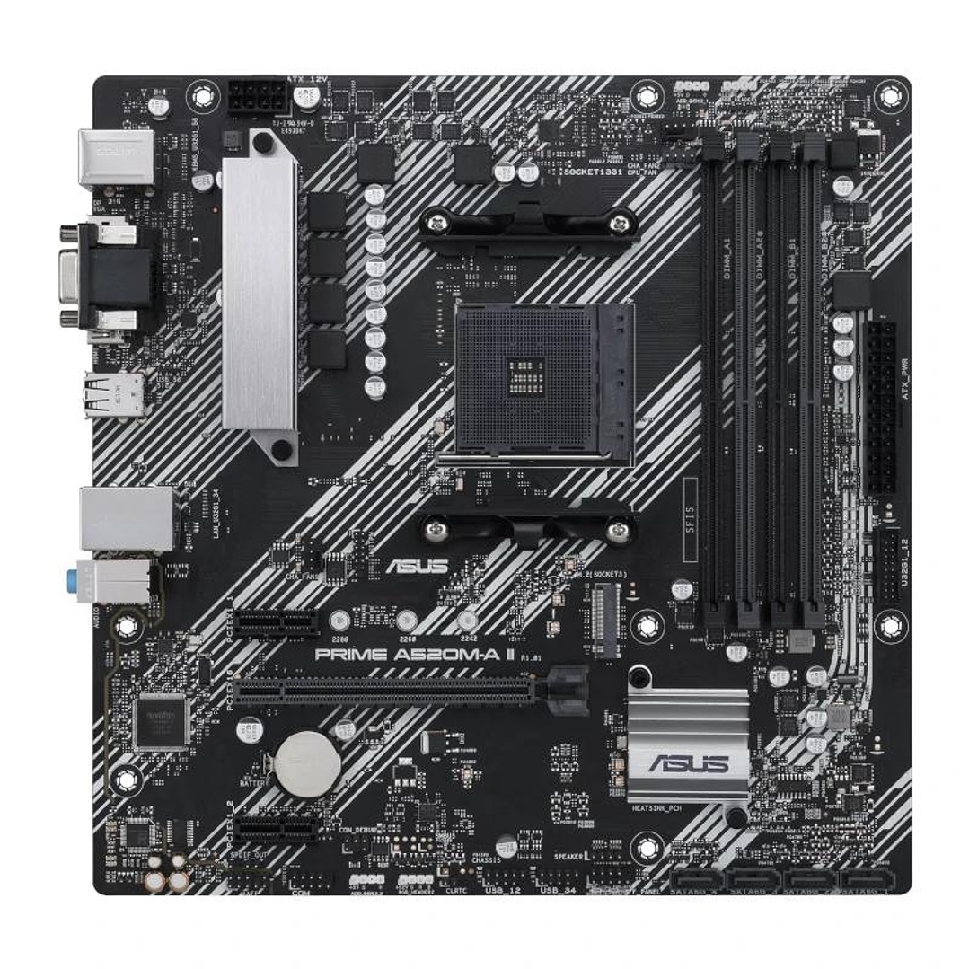 Asus Placa Base PRIME A520M-A II CSM mATX AM4 2