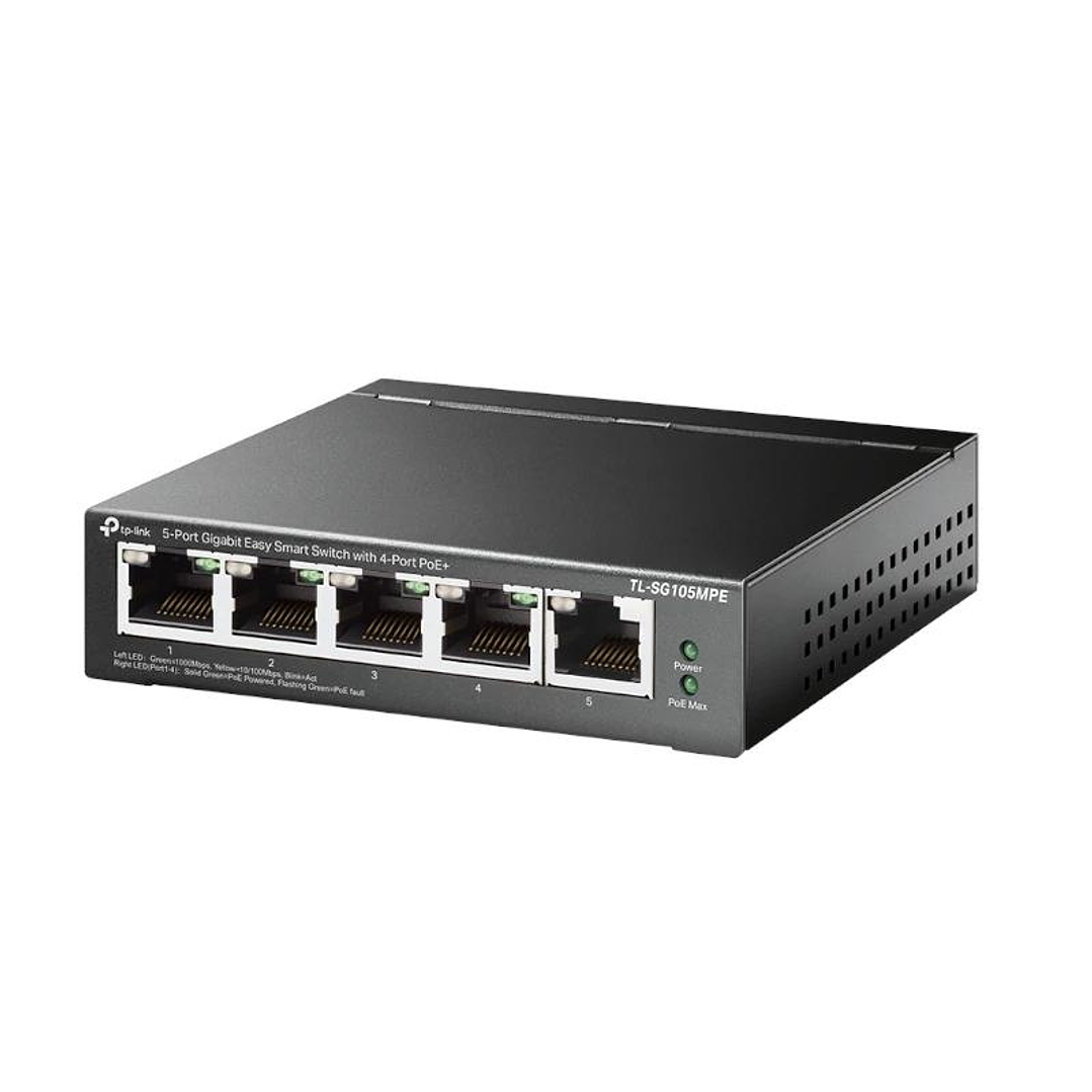 TP-Link TL-SG105MPE Switch 5xGbE (4PoE+) Metal 1