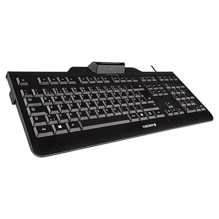 Cherry Teclado+lector chip integrado (DNIe) Negro 3