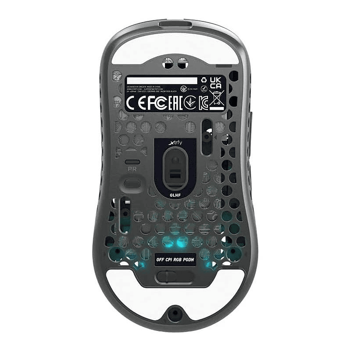 Cherry Xtrfy Ratón RGB 400-16.000 dpi inal. Black 4