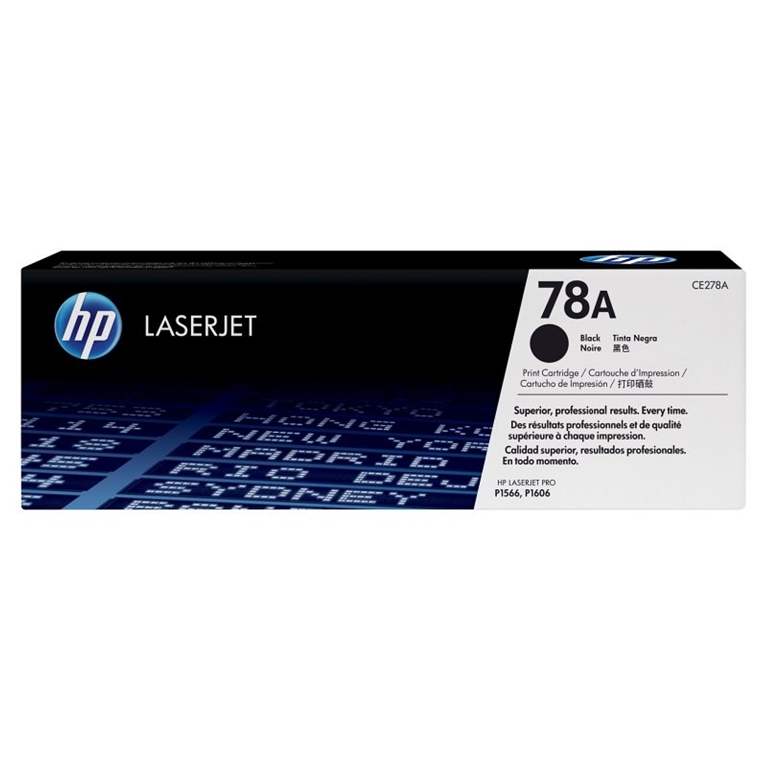 HP Tóner CE278A  Negro 1