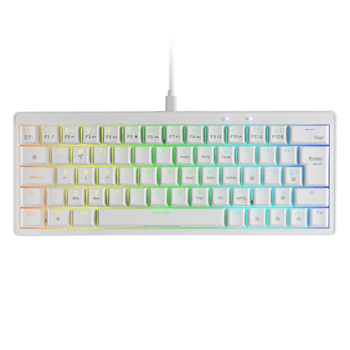 MARS GAMING TECLADO MECÁNICO RGB COMPACTO 60% 1
