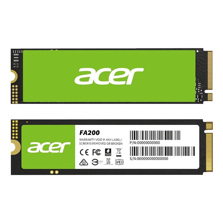 ACER SSD FA200 2Tb PCIe Gen 4 x4 3