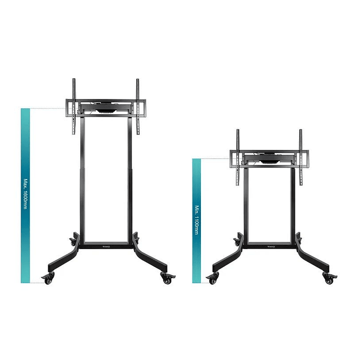 Tooq Soporte suelo ruedas eléctrico Lux 55