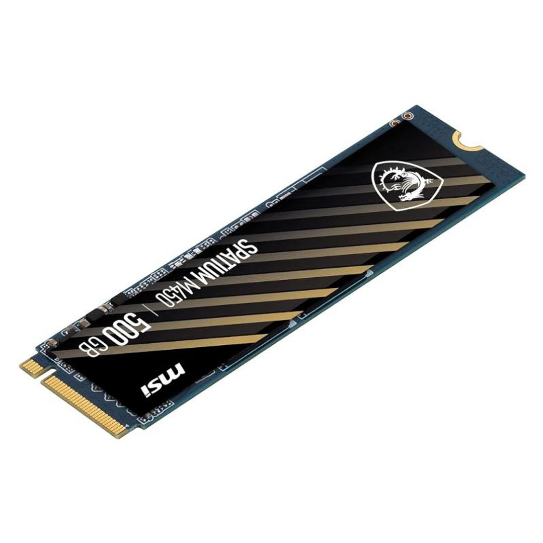 MSI SSD Spatium M450 500Gb PCIe 4.0 NVMe 3600 Mb-s 3