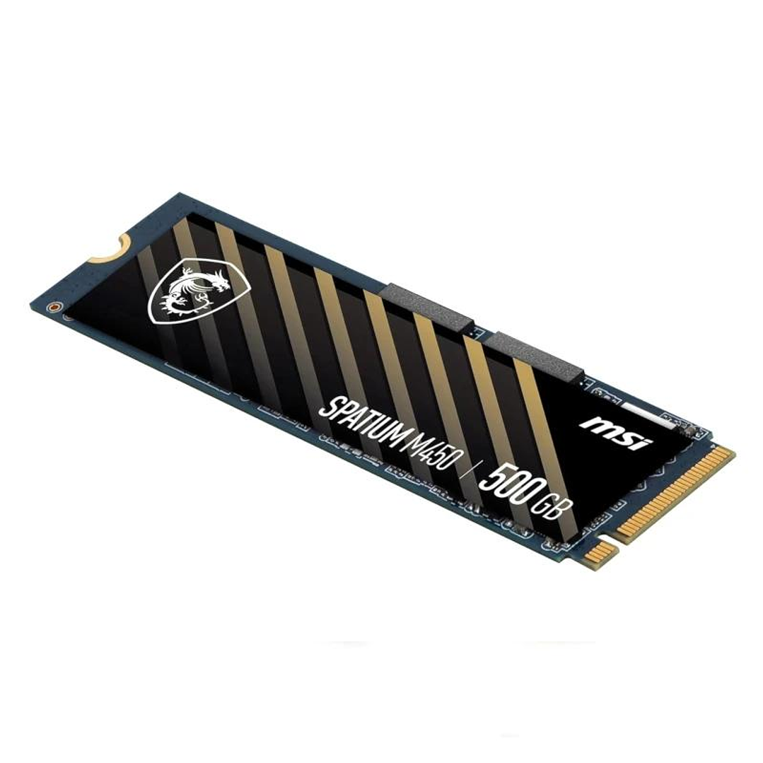 MSI SSD Spatium M450 500Gb PCIe 4.0 NVMe 3600 Mb-s 4