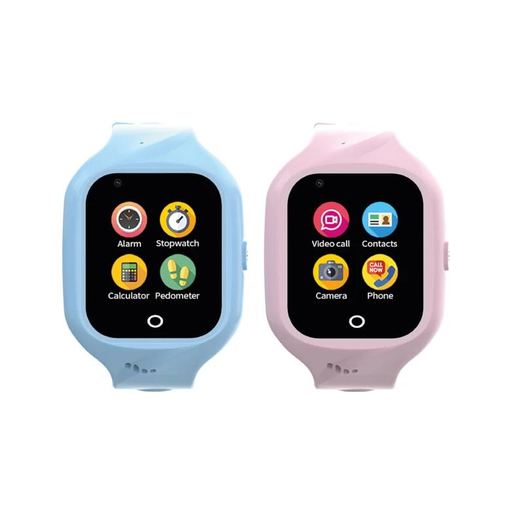 Celly Smartwatch Kids 4G 2 Correas Azul y Rosa 2