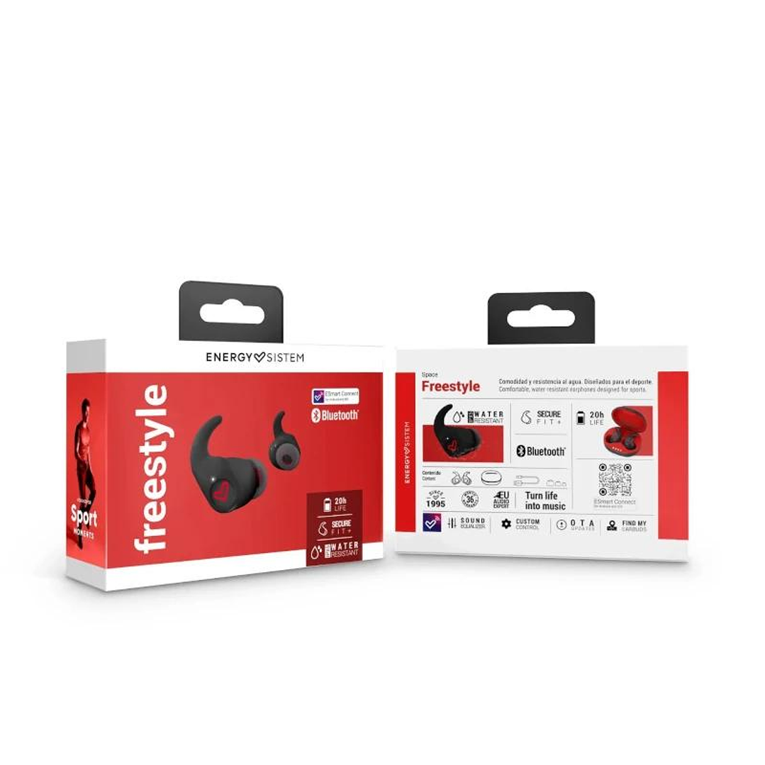 Energy Sistem  Auriculares  Freestyle Space Negro 4