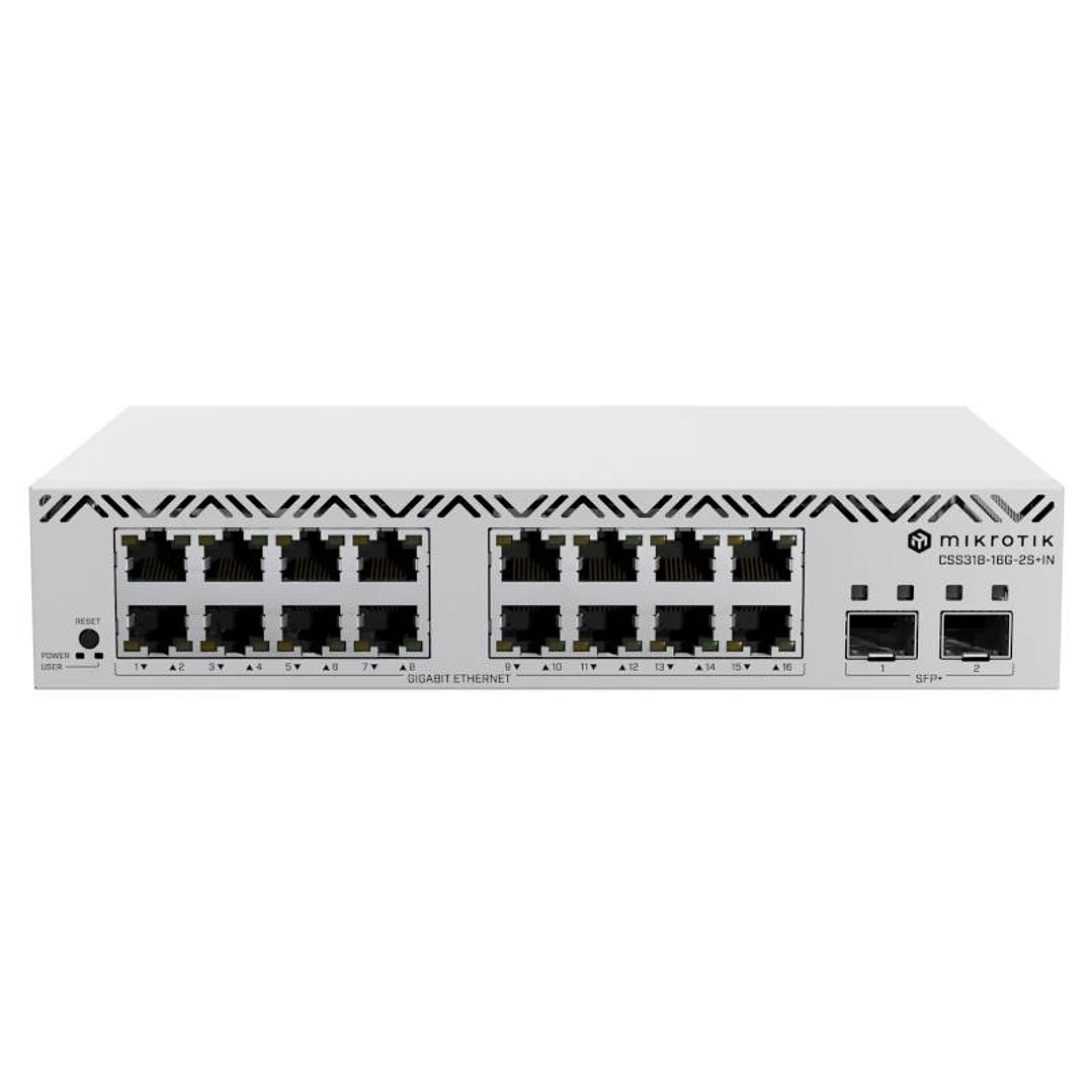 MikroTik CSS318-16G-2S+IN Switch 16xGbE 2xSFP+ 1