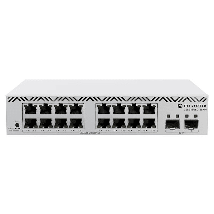 MikroTik CSS318-16G-2S+IN Switch 16xGbE 2xSFP+ 3