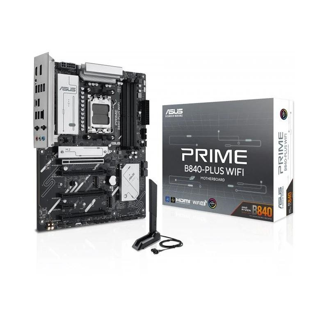 ASUS Placa Base PRIME B840-PLUS WIFI ATX AM5 1