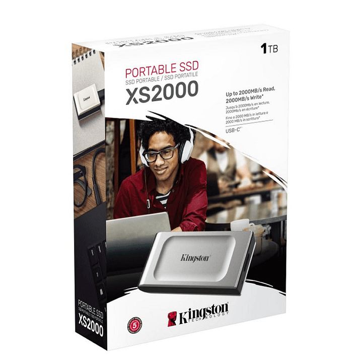 Kingston XS2000 Portable SSD 1Tb USB 3.2 tipo-C 3
