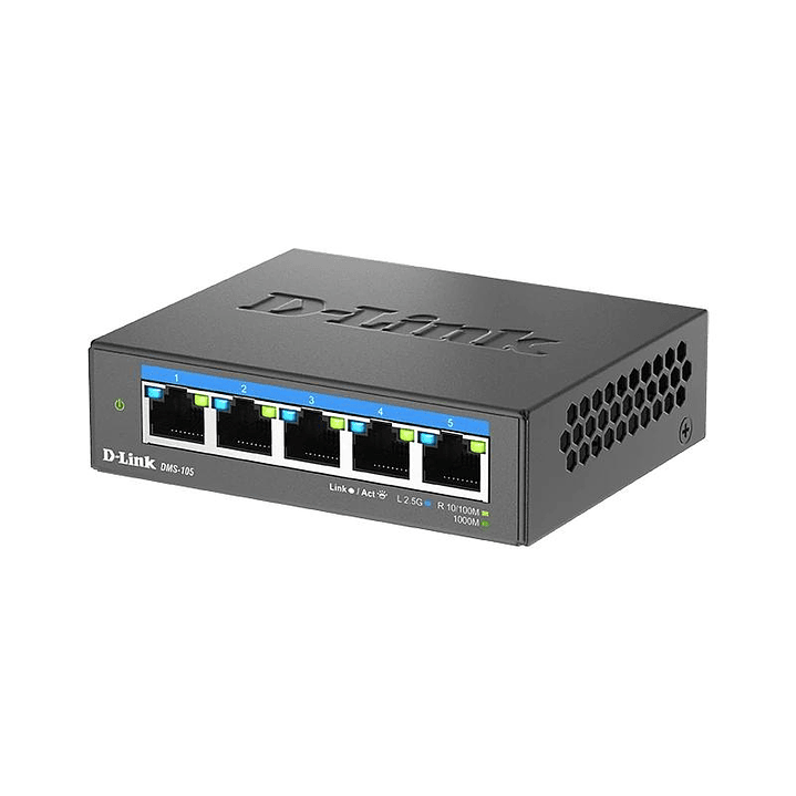 D-Link DMS-105 5x2.5MGb Unmanaged Switch 3