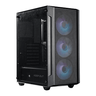 Keep Out Caja M-Atx KO XC-200 RGB USB3 Black Glass