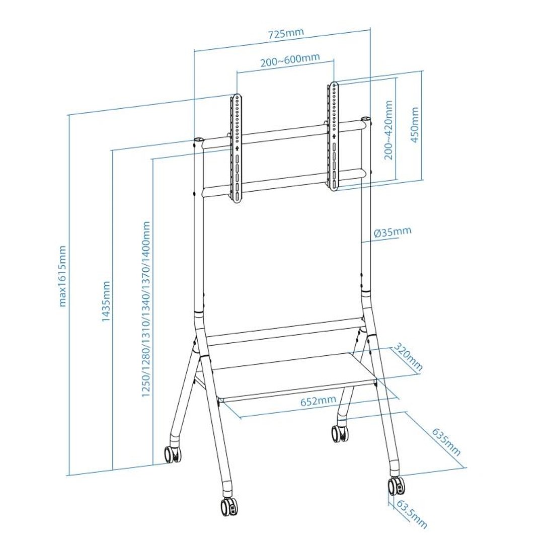 Tooq IDreams Soporte suelo pantallas 37