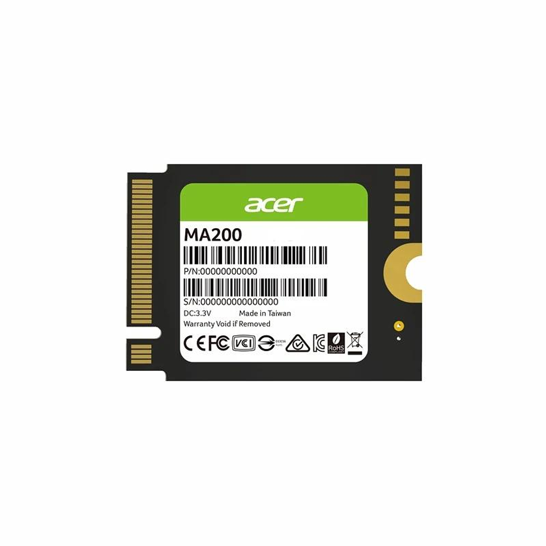 ACER SSD MA200 512Gb NVMe PCIe 4x4 M.2 2230 2