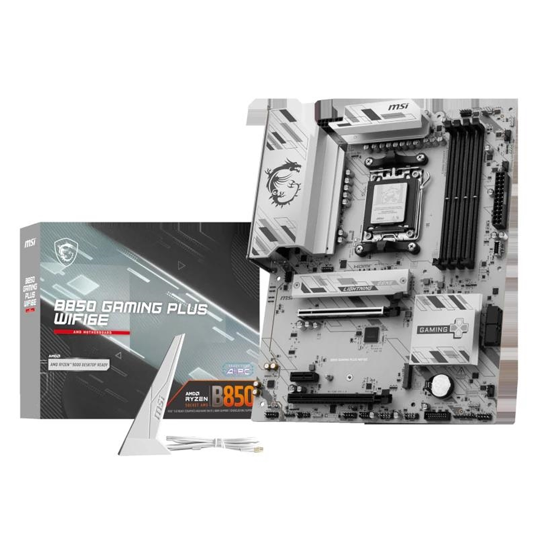 MSI Placa Base B850 GAMING PLUS WIFI6E DDR5 ATX AM 1