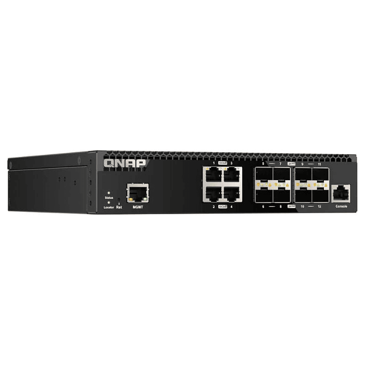 QNAP QSW-M3212R-8S4T Switch 8x10GbE SFP+ 4x10GbE 3