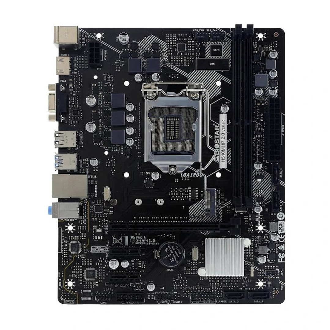 Biostar Placa Base H510MHP 2.0  mATX LGA1200 2