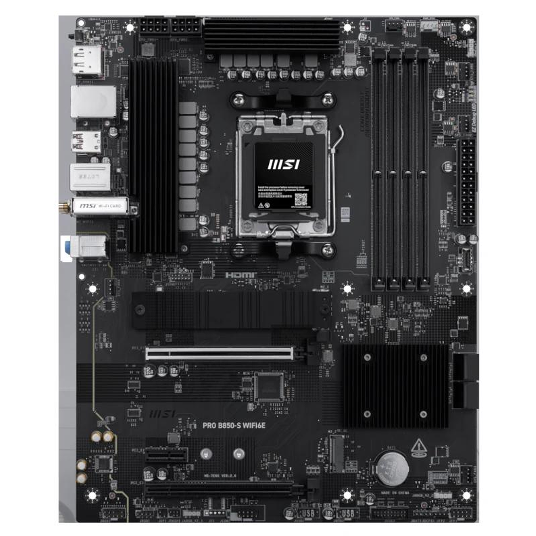 MSI Placa Base PRO B850-S WIFI6E DDR5 ATX AM5 2