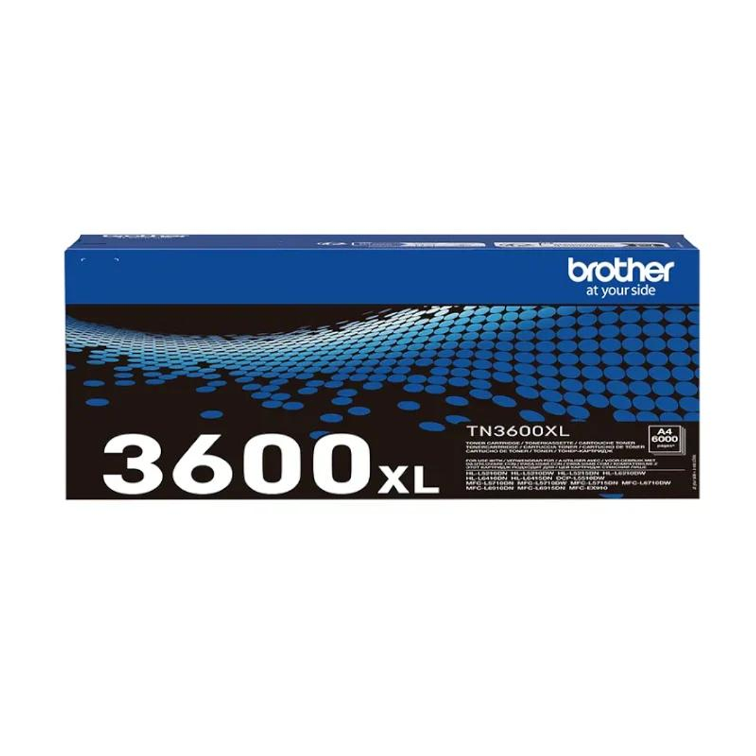 Brother Tóner TN3600XL Negro 4